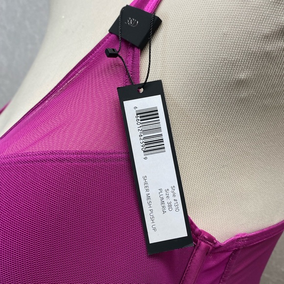 NWT Curvy Couture mesh push up bra - Picture 7 of 7